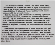 Arnold Palmer Latrobe Country Club 1979 Member/Guest Plate