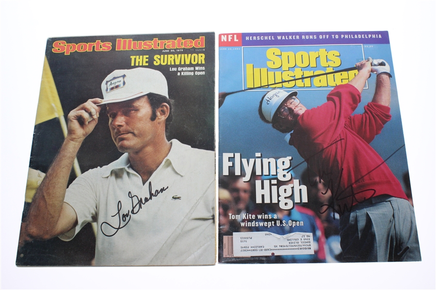Four Signed Sports Illustrated Magazines - Archer, Stadler, Kite, & Graham JSA ALOA