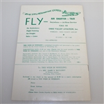 Arnold Palmer 1962 Golf Exhibition Program - Oglebay Park