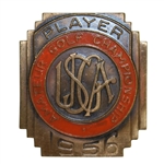 Deane Bemans 1956 US Amateur Championship  U.S.G.A. Contestants Badge