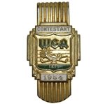 Deane Bemans 1954 WGA Junior Amateur Contestant Badge Money Clip 