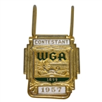 Deane Bemans 1957 WGA Contestant Badge Money Clip