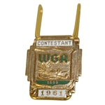 Deane Bemans 1961 WGA Contestant Badge Money Clip