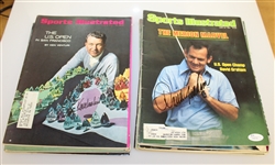 Fifteen Signed Sports Illustrated Magazines - Player, Irwin, Trevino & More - JSA Stickers
