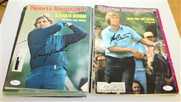 Fifteen Signed Sports Illustrated Magazines - Player, Irwin, Trevino & More - JSA Stickers