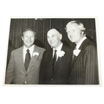 Ben Hogans Personal Photo with Arnold Palmer & Jack Nicklaus