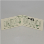 Al Geiberger 'Mr 59' Signed 1977 Memphis Classic Commemorative Scorecard JSA ALOA