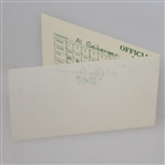 Al Geiberger 'Mr 59' Signed 1977 Memphis Classic Commemorative Scorecard JSA ALOA