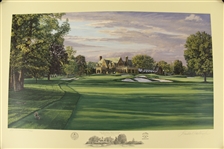 2006 Ltd Ed US Open at Winged Foot 9th Hole AP Signed by Artist Linda Hartough 40/85 with COA