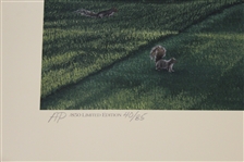 2006 Ltd Ed US Open at Winged Foot 9th Hole AP Signed by Artist Linda Hartough 40/85 with COA