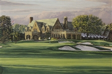 2006 Ltd Ed US Open at Winged Foot 9th Hole AP Signed by Artist Linda Hartough 40/85 with COA