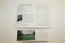 2006 Ltd Ed US Open at Winged Foot 9th Hole AP Signed by Artist Linda Hartough 40/85 with COA