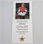 George H.W. Bush Signed 2000 & 2001 Bush Protective Division Bag Tags JSA ALOA