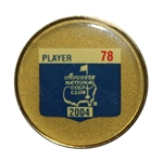 Tiger Woods 2004 Masters Player Contestant Pin #78 - Palmer Last Year & Phil 1st Win