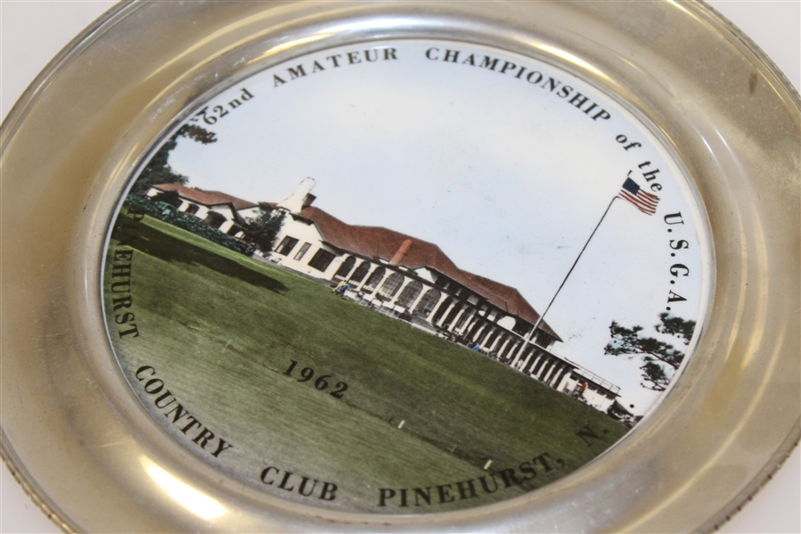 1962 US Amateur Championship at Pinehurst Country Club Plate - Deane Beman Collection