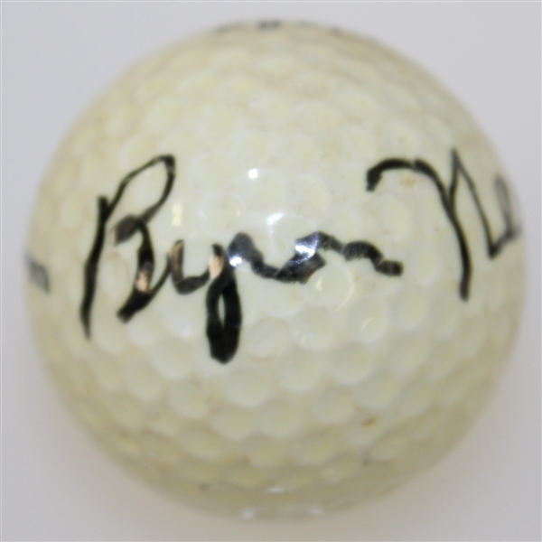 Byron Nelson Signed Ultra Logo Golf Ball JSA ALOA