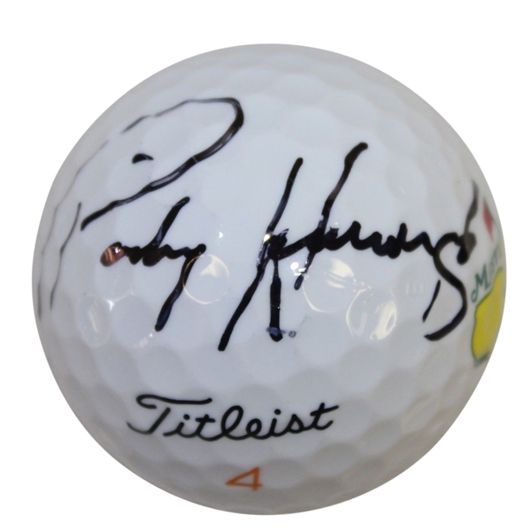 Padraig Harrington Signed Masters Logo Golf Ball JSA ALOA