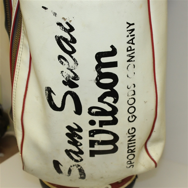 Sam Snead Match Used Wilson Golf Bag - From Snead Family