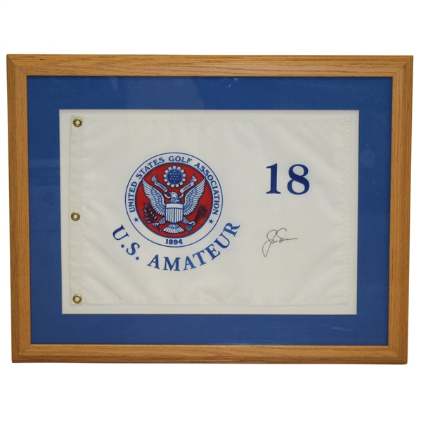 Jack Nicklaus Signed USGA US Amateur Championship Flag - Framed JSA ALOA