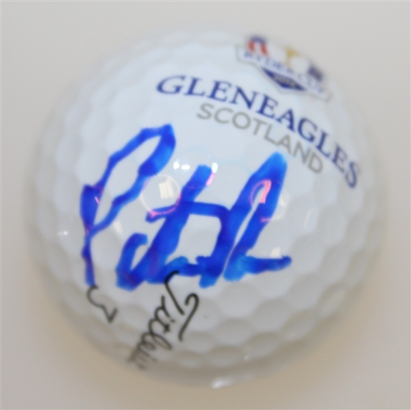Patrick Reed Signed 2014 Ryder Cup Gleneagles Logo Golf Ball JSA ALOA