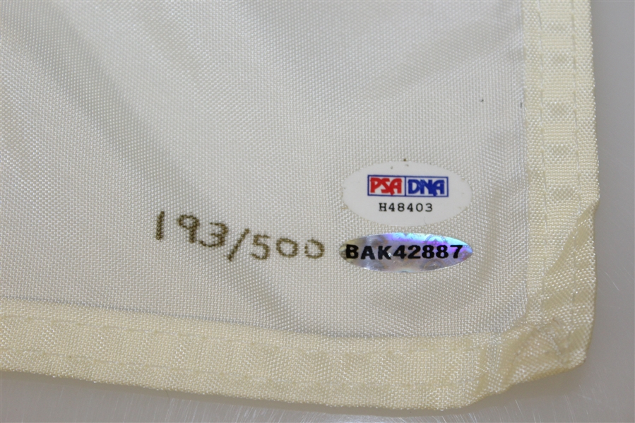 Tiger Woods Signed 2000 PGA at Valhalla Ltd Ed Embroidered Flag 193/500 UDA #BAK42887