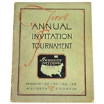 1934 Augusta National Invitation Tournament Program (1st Masters) - Seldom Seen