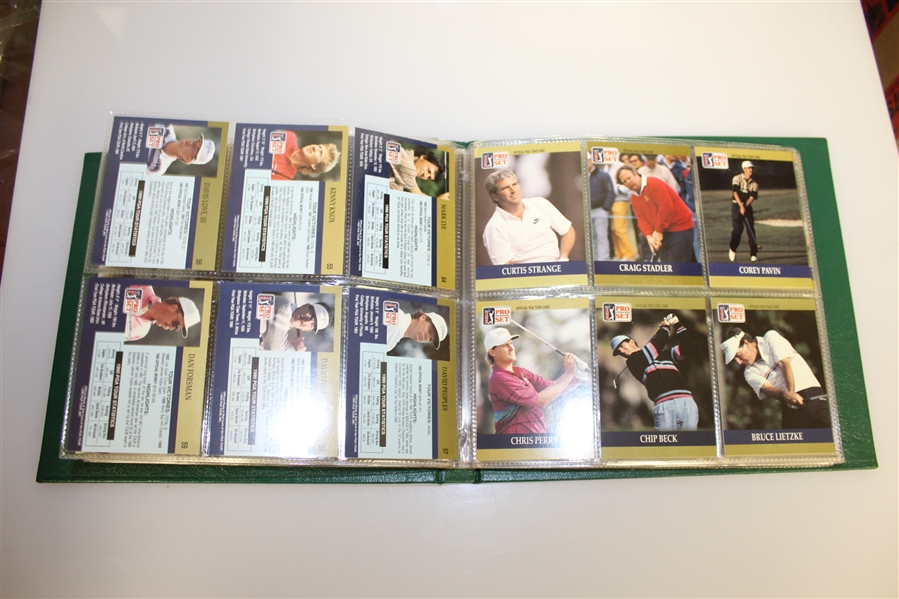 Arnold Palmer Course Design Co. Binder - Set of PGA Tour Pro-Set Cards
