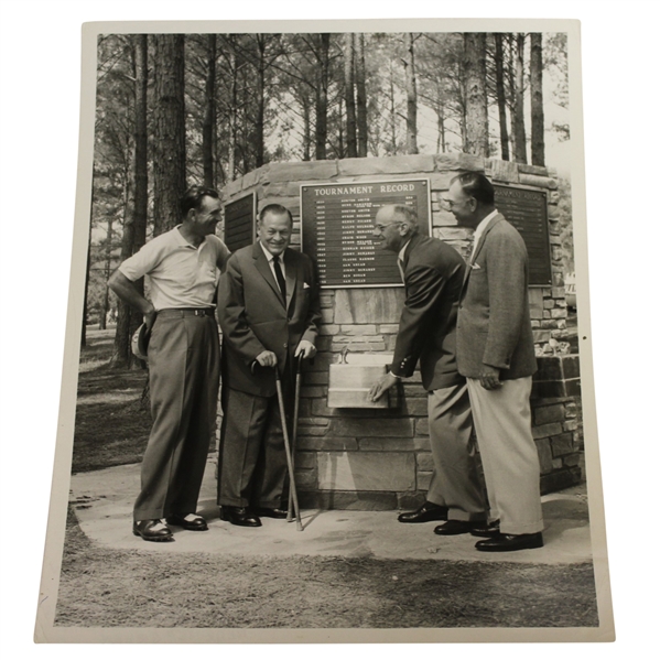 Morgan Fitz Original Photo - Jones, Roberts, Mangrum & Hogan at 15th Green Memorial Fountain