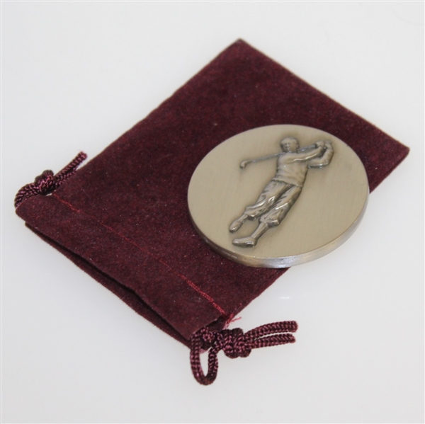 Bobby Jones Undated 'Play the ball as it lies' Commemorative Medallion with Bag