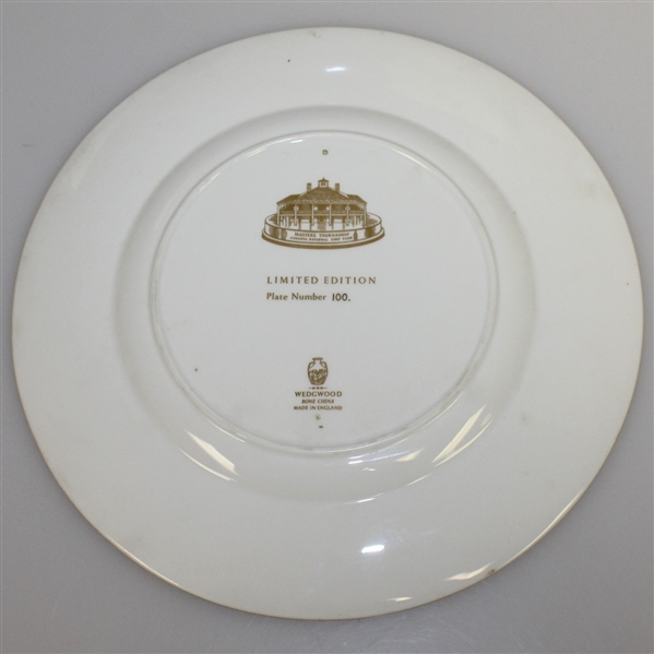 Augusta National Clubhouse Wedgwood Bone China Ltd Ed Plate #100 - Scarce