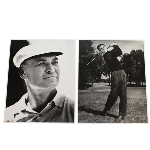 Ben Hogan's Personal Photos - Older with Hat & Post Swing Pose