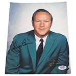 Arnold Palmer Signed Wearing Green Jacket Photo PSA/DNA #Y08260