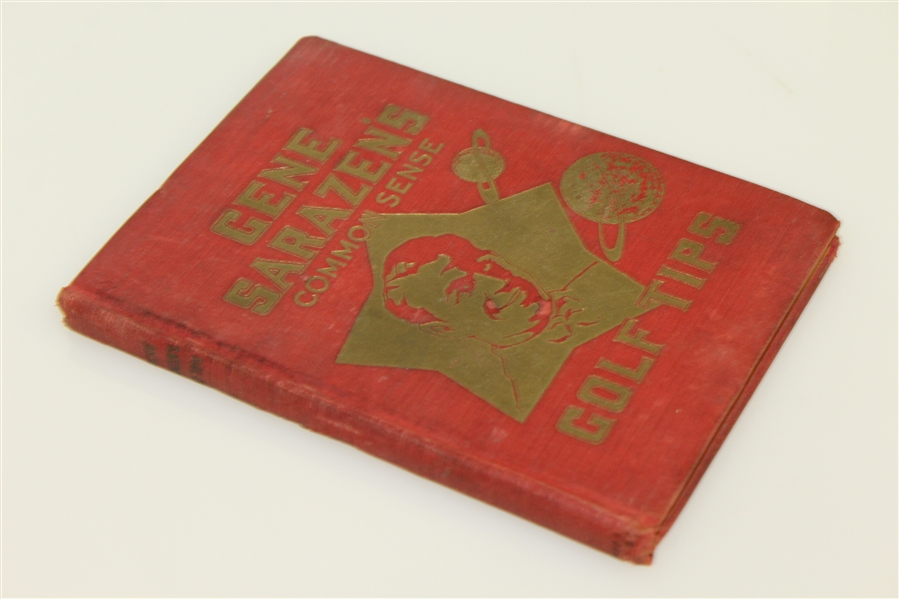 1924 'Gene Sarazen's Common Sense Golf Tips' Book Golf Book by Gene Sarazen