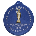 Ray Floyds 1995 Open Championship at St. Andrews Competitor Bag Tag - Final Grand Slam Attempt