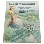 Ken Venturi Signed 1964 US Open Championship at Congressional CC Program JSA ALOA