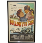 Authentic Follow the Sun Ltd Ed Theatrical Release Movie Litho-Poster Framed