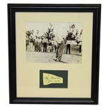 Tony Manero Signed Cut with Photo Display - Framed JSA ALOA