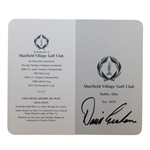 David Graham Signed Muirfield Village Golf Club Scorecard JSA/ALOA
