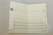 Sam Snead Signed Oakmont Country Club Scorecard JSA ALOA