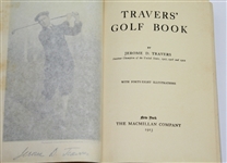 Jerome Travers 'Travers Golf Book' Signed to Warren G. Harding - One of a Kind JSA ALOA