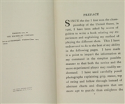 Jerome Travers 'Travers Golf Book' Signed to Warren G. Harding - One of a Kind JSA ALOA