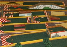 Early 20th Century Vintage Table Golf Game 'A Fascinating Game of 9 Holes' - E.V. Babbitt Co. Inc - MUSEUM CONDITION!