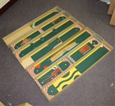 Early 20th Century Vintage Table Golf Game 'A Fascinating Game of 9 Holes' - E.V. Babbitt Co. Inc - MUSEUM CONDITION!