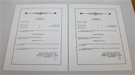 Two Copies of Valerie Hogan's Letters Testamentary for Ben Hogan