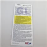 2016 US Open Tuesday Ticket - Dustin Johnson Win