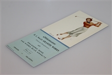 Vintage Swing Time Lady Golf Advertising Piece
