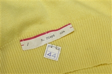 Ray Floyd's 1981 Ryder Cup USA Team Issued Cashmere Uniform Yellow Sweater