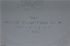 Ray Floyd's 2001 NFL Golf Classic Senior Tour Tiffany Co. Crystal Plate