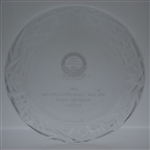 Ray Floyd's 2001 NFL Golf Classic Senior Tour Tiffany Co. Crystal Plate