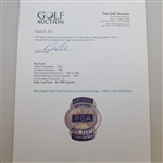 Ray Floyd's PGA Past Champions Credential Badge - 1969 & 1982 PGA Wins